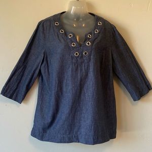 JM collection Chambray Shirt